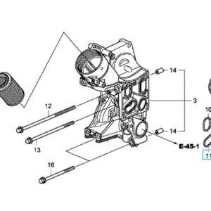 Honda CR-V Diesel 2010-2014 Oil Cooler O-Ring