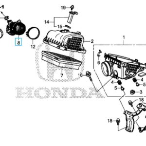 Honda Civic Petrol 2012-2016 Air Flow Tube