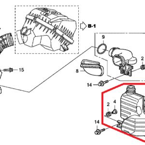 Honda CR-V 2007-2012 Resonator Chamber A