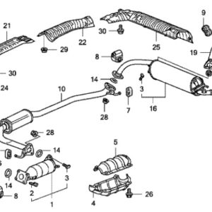 Honda Civic Diesel 2006-2011 Downpipe Front Gasket