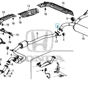 Honda Civic 1.6 2012-2016 Exhaust Gasket