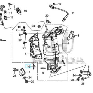 Honda Civic 1.6 2012-2016 LP EGR Filter Gasket