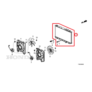 Honda Civic 2012-2016 Radiator 19010-RZ0-G01