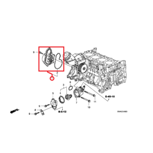 Honda CR-V 2007-2012 Water Pump 19200-RBD-E01