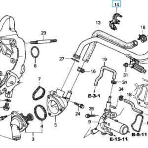 Honda Civic Type R 2001-2005 Bypass Hose Clamp