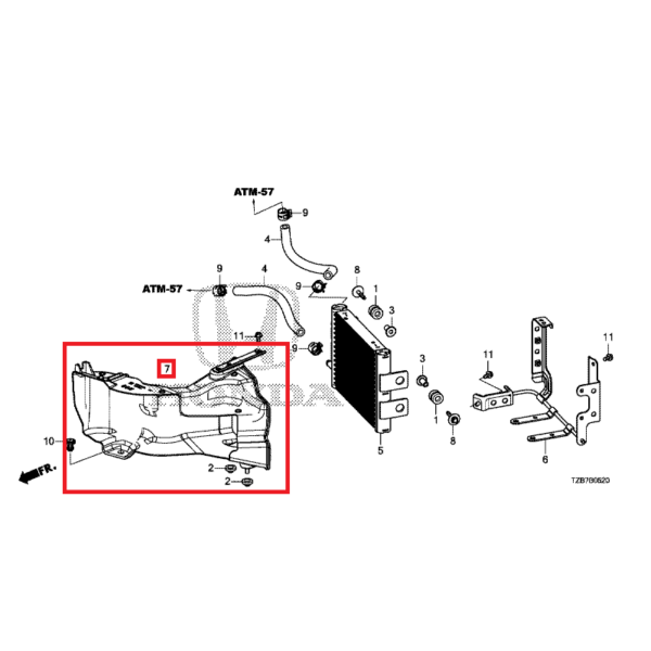 Honda Jazz E:HEV ATF Cooler Guide