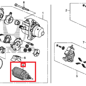 Honda Starter Clutch, Various Models