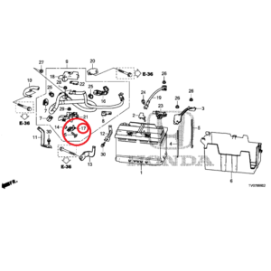 Honda Civic 2012-2016 Positive Battery Terminal 32418-RSA-E01