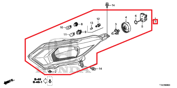 Honda HR-V 2015-2021 Nearside Headlight