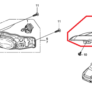 Honda Insight Offside Front Indicator Lamp