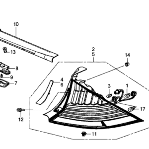 Honda CR-Z Offside Rear Tail Light