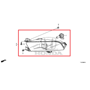 Honda CR-V 2013-2018 Offside Fog Light Assembly 33900-TFA-T01