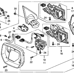 Honda CR-V 2007-2012 Offside Mirror Repeater