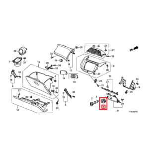 Honda Jazz 2009-2015 USB Connector Holder