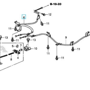 Honda CR-V 2013-2018 Offside Handbrake Cable