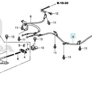 Honda CR-V 2013-2018 Nearside Handbrake Cable