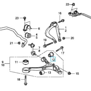 Honda Accord 2009-2015 Lower Arm Front Bush
