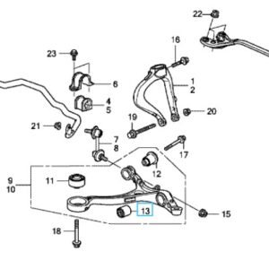 Honda Accord 2009-2015 Shock Absorber Fork Bush