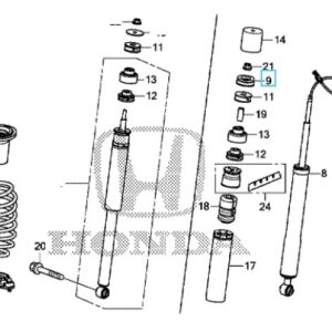 Honda Civic Tourer 2012-2016 Rear Shock Absorber Mounting Washer