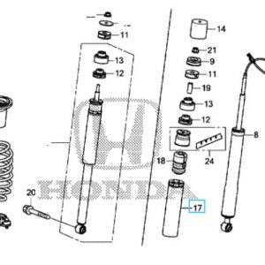 Honda Civic Tourer 2012-2016 Rear Shock Absorber Dust Cover