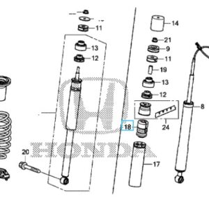 Honda Civic Tourer 2012-2016 Rear Shock Absorber Bump Stop