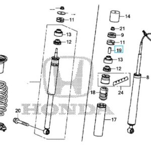 Honda Civic Tourer 2012-2016 Rear Shock Absorber Mounting Collar