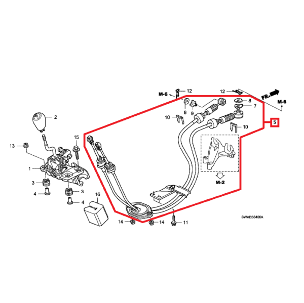 Honda CR-V 2007-2012 Gear Cables