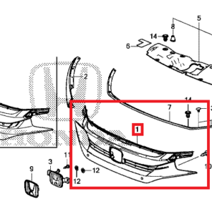 Honda Civic 2017-2021 Front Grille