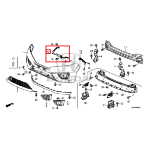 Honda Jazz 2016-2020 Offside Headlight Bracket