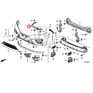 Honda Jazz 2016-2019 Nearside headlight support bracket 71190-TAR-G00