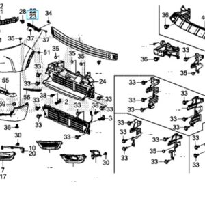 Honda CR-V 2019-2023 NSF Bumper Side Bracket