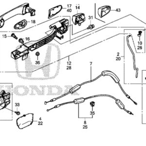 Honda Civic 2012-2016 NSF Door Latch