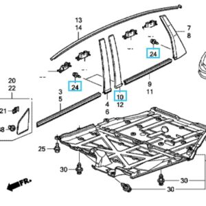 Honda Jazz 2009-2015 OSR Door Sash