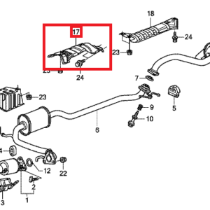 Honda Jazz 2009-2015 Baffle Plate