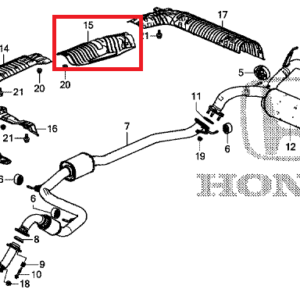 Honda Civic 2012-2016 Exhaust Heat Shield