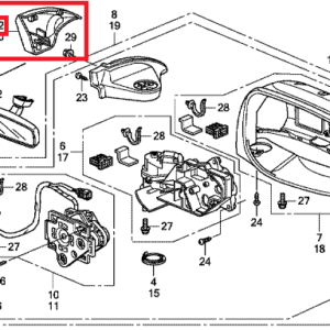 Honda Jazz 2009-2015 Offside Door Mirror Garnish