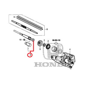 Honda CR-V 2013-2018 Rear Wiper Arm 76720-T0A-003