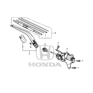 Honda Jazz 2016-2019 Rear Wiper Arm Assy 76720T5A003