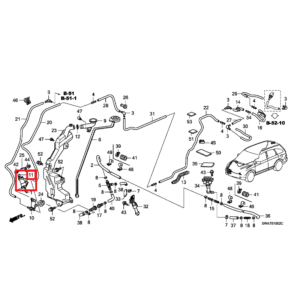 Honda CR-V 2007-2012 Washer Pump