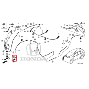 Honda CR-V 2013-2018 Windscreen Washer Motor