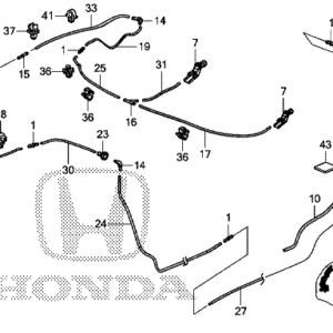 Honda CR-V 2013-2018 Rear Washer Jet