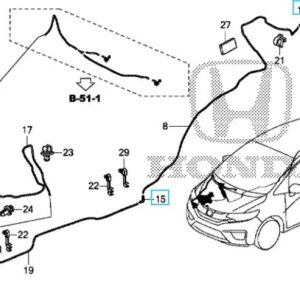 Honda Jazz 2016-2019 Washer Joint L
