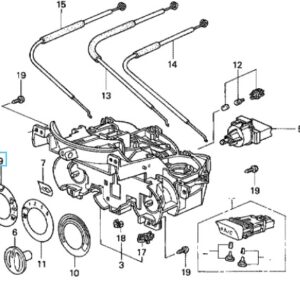 Honda Jazz 2005-2008 Mode Display Sticker