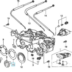 Honda Jazz 2005-2008 Fan Display Sticker
