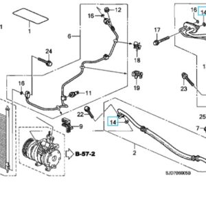 Honda FR-V AC O-Ring 5/8"