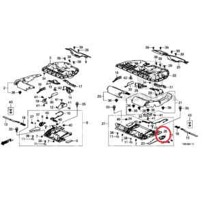 Honda CR-V 2013-2018 Seat Cushion Lock 82610-T0A-A01