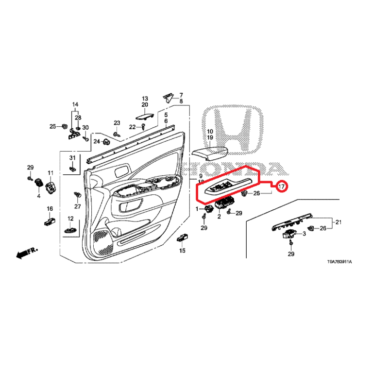 honda-cr-v-2013-2018-window-switch-panel-base-honda-direct-parts