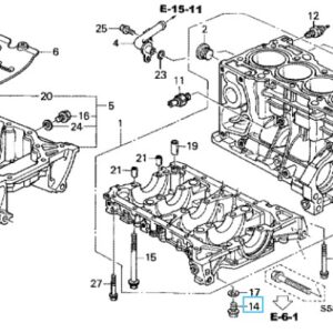 Honda Civic Type R 2001-2005 Sealing Bolt 10mm