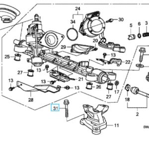 Honda CR-V 2007-2012 Steering Rack Mounting Bolt