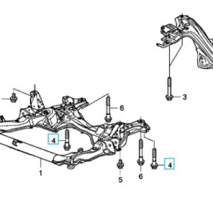 Honda CR-V 2007-2012 Sub Frame Bolt